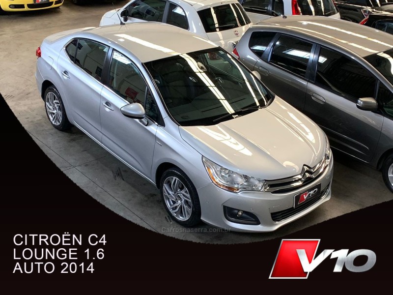 c4 lounge 1.6 exclusive 16v turbo gasolina 4p automatico 2014 caxias do sul