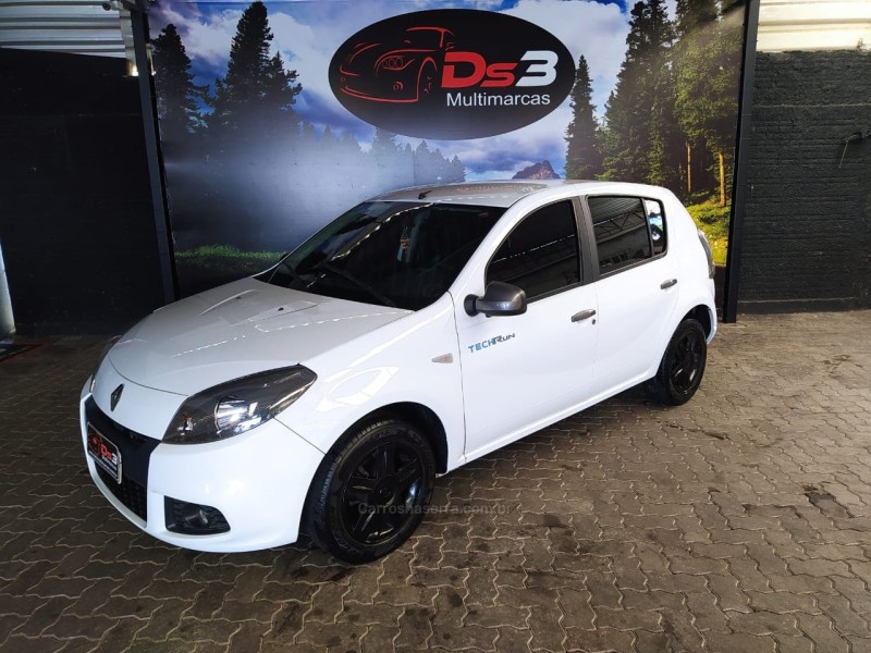sandero 1.0 tech run 16v flex 4p manual 2014 caxias do sul