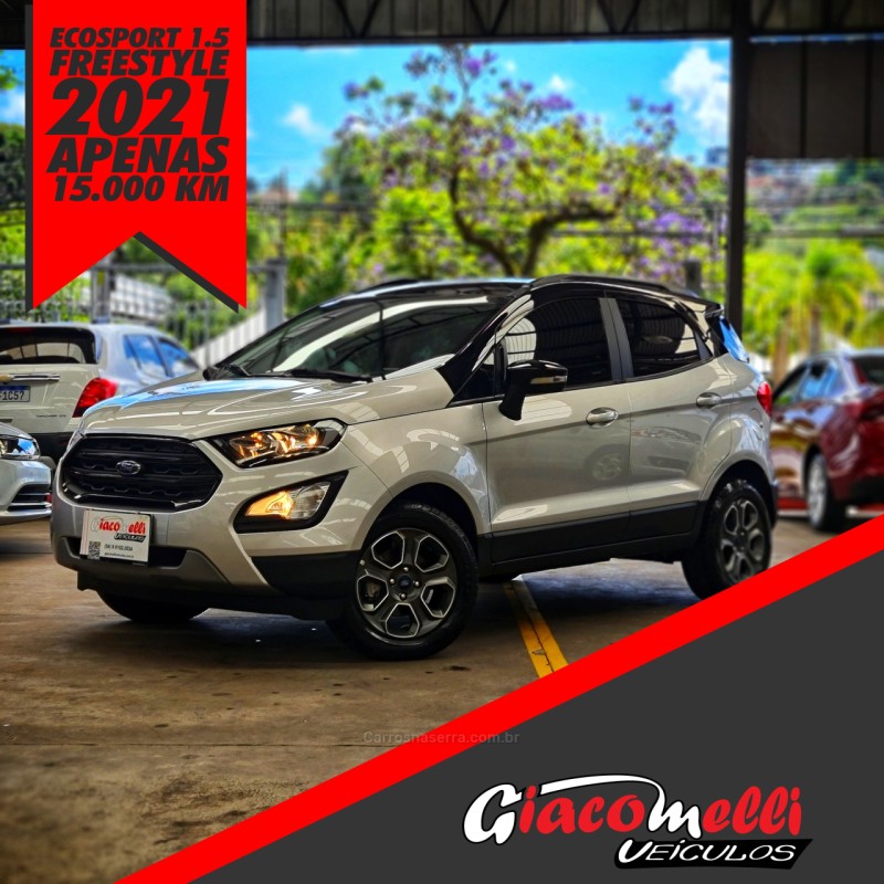ecosport 1.5 tivct flex freestyle automatico 2021 caxias do sul