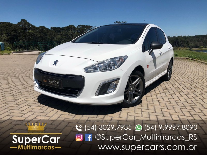 308 1.6 feline thp 16v gasolina 4p automatico 2013 caxias do sul