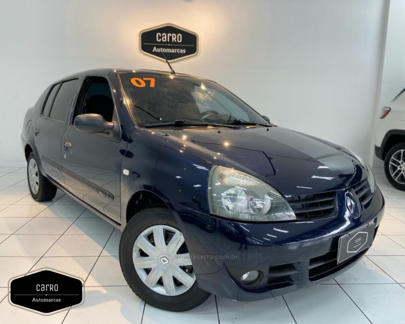 clio 1.6 expression sedan 16v flex 4p manual 2007 caxias do sul