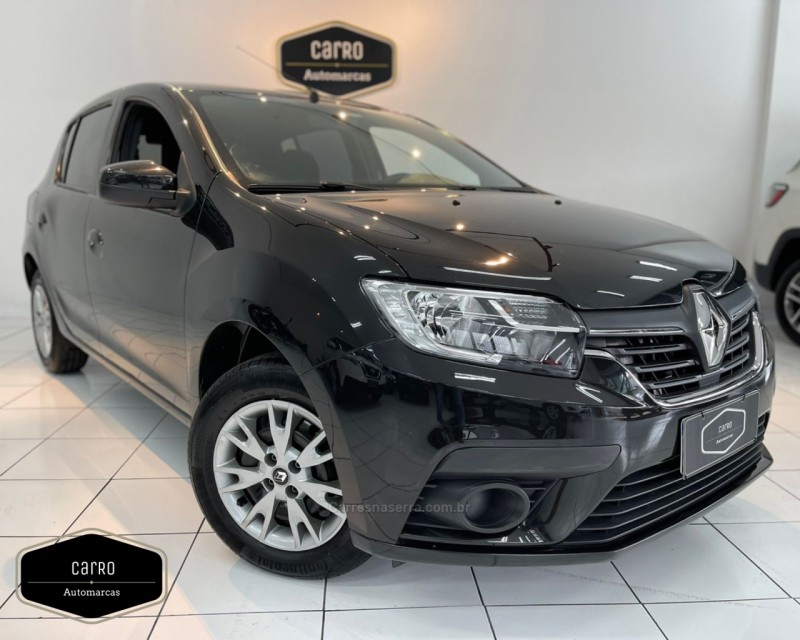 sandero 1.6 zen 16v flex 4p manual 2020 caxias do sul