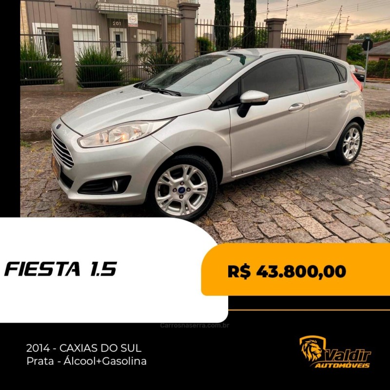 fiesta 1.5 se hatch 16v flex 4p manual 2014 caxias do sul