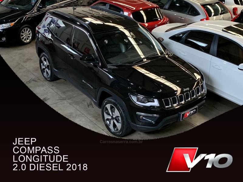 compass 2.0 16v diesel longitude 4x4 automatico 2018 caxias do sul