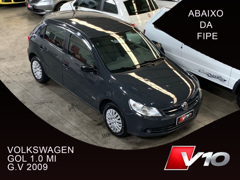 gol 1.0 mi 8v flex 4p manual g.v 2009 caxias do sul