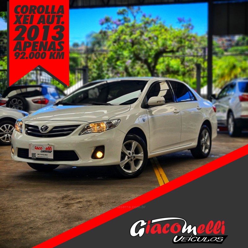 corolla 2.0 xei 16v flex 4p automatico 2013 caxias do sul