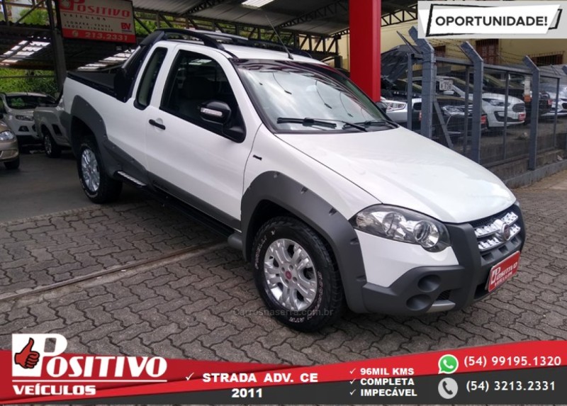 strada 1.8 mpi adventure locker e.torq ce 16v flex 2p manual 2011 caxias do sul
