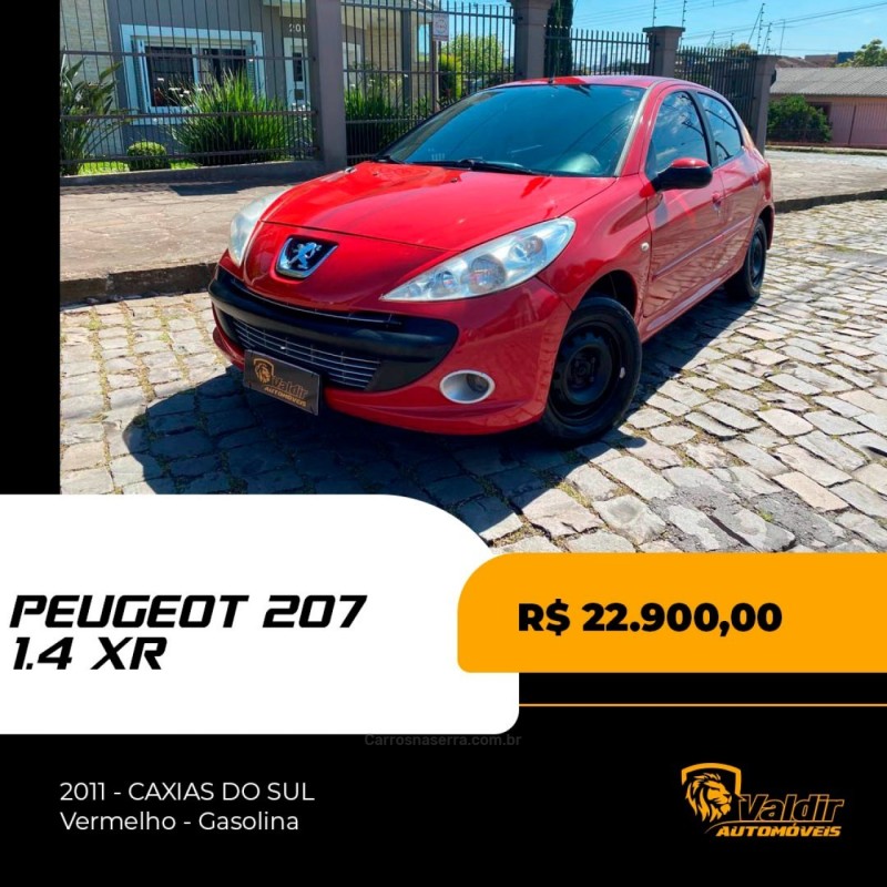 207 1.4 xr 8v flex 4p manual 2011 caxias do sul