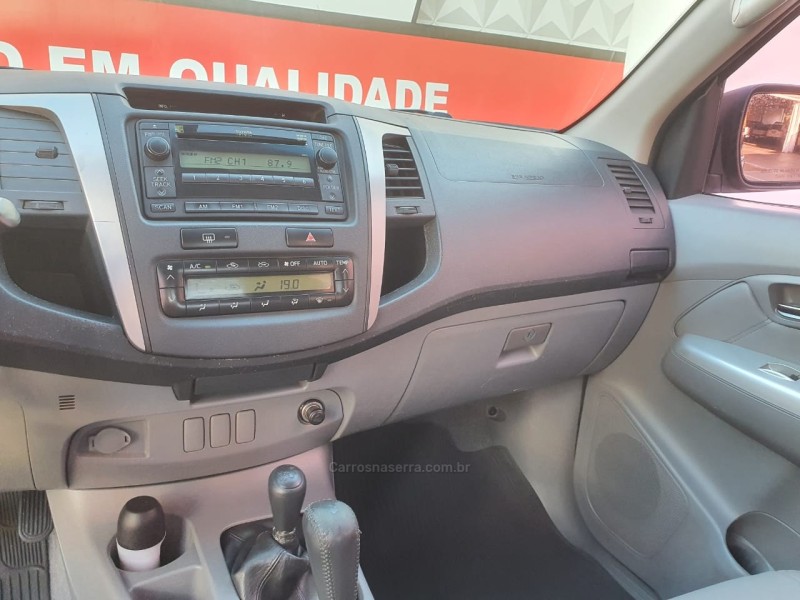 HILUX 3.0 SRV 4X4 CD 16V TURBO INTERCOOLER DIESEL 4P AUTOMÁTICO - 2010 - CASCA