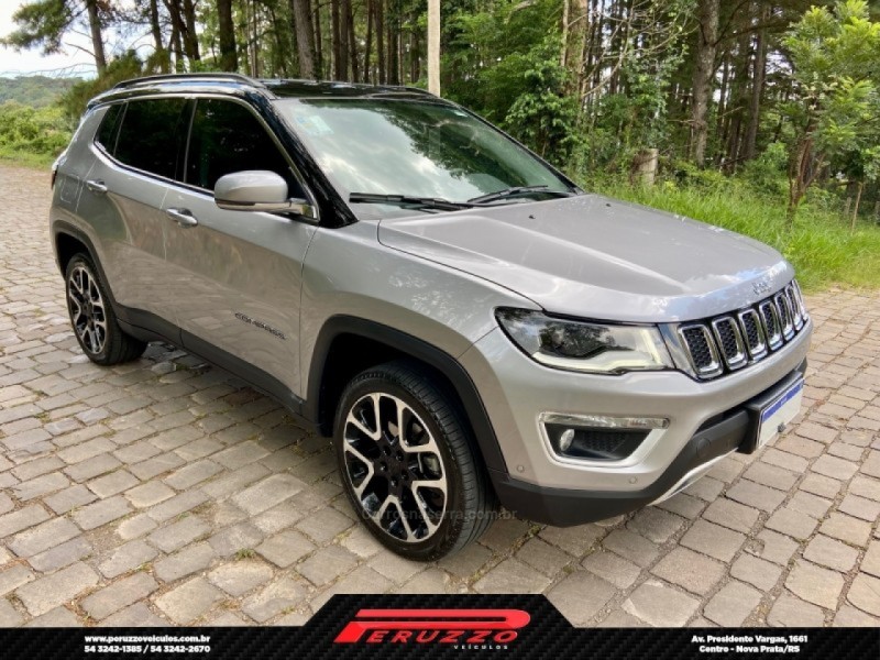 COMPASS 2.0 LIMITED TD350 TURBO DIESEL 4X4 4P AUTOMÁTICO - 2020 - NOVA PRATA