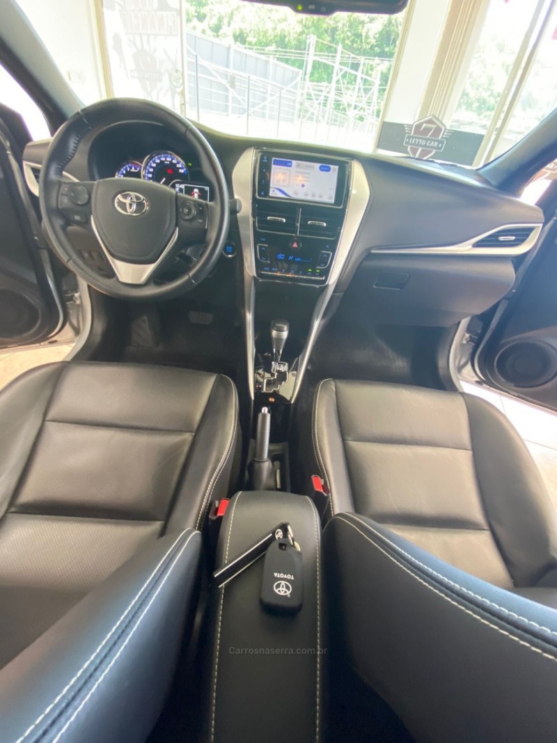 YARIS 1.5 XLS CONNECT 16V FLEX 4P AUTOMÁTICO - 2019 - IGREJINHA