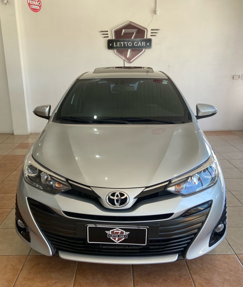 YARIS 1.5 XLS CONNECT 16V FLEX 4P AUTOMÁTICO - 2019 - IGREJINHA