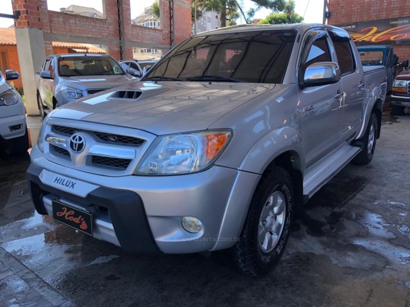 hilux 3.0 srv 4x4 cd 16v turbo intercooler diesel 4p automatico 2008 canela