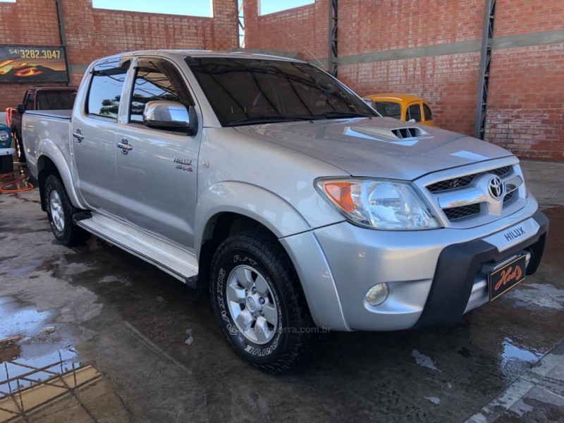 HILUX 3.0 SRV 4X4 CD 16V TURBO INTERCOOLER DIESEL 4P AUTOMÁTICO - 2008 - CANELA