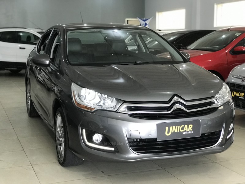 C4 LOUNGE 1.6 EXCLUSIVE 16V TURBO GASOLINA 4P AUTOMÁTICO - 2014 - PASSO FUNDO