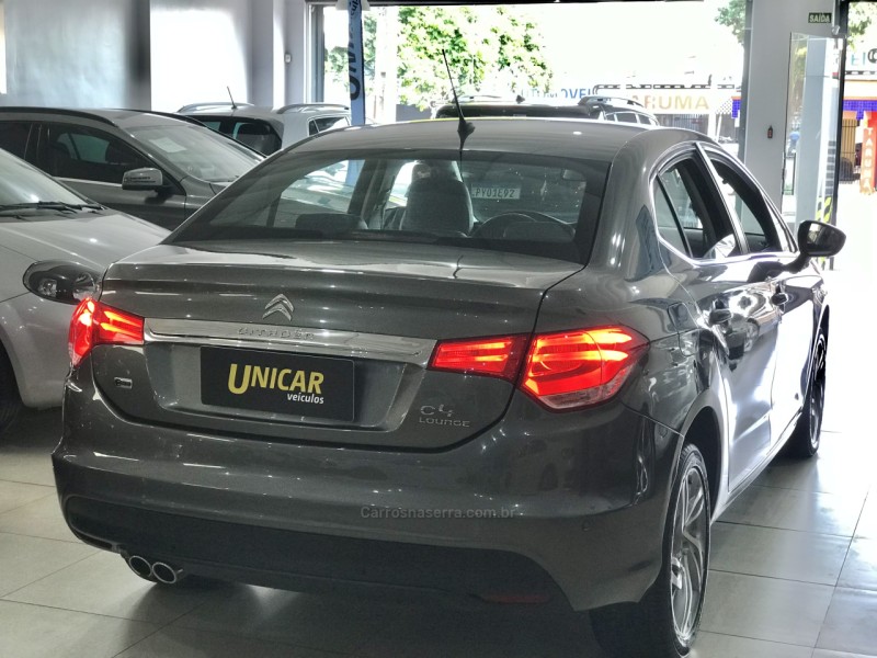 C4 LOUNGE 1.6 EXCLUSIVE 16V TURBO GASOLINA 4P AUTOMÁTICO - 2014 - PASSO FUNDO