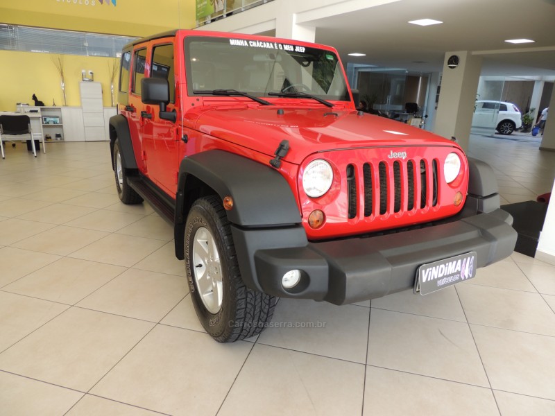 WRANGLER 3.8 UNLIMITED SPORT 4X4 CAPOTA DUPLA V6 GASOLINA 4P AUTOMÁTICO - 2010 - FLORES DA CUNHA