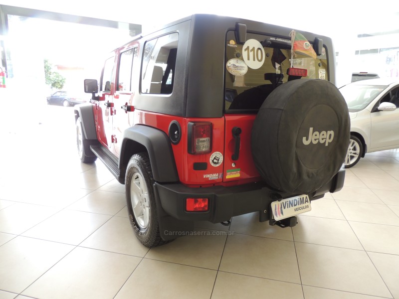 WRANGLER 3.8 UNLIMITED SPORT 4X4 CAPOTA DUPLA V6 GASOLINA 4P AUTOMÁTICO - 2010 - FLORES DA CUNHA