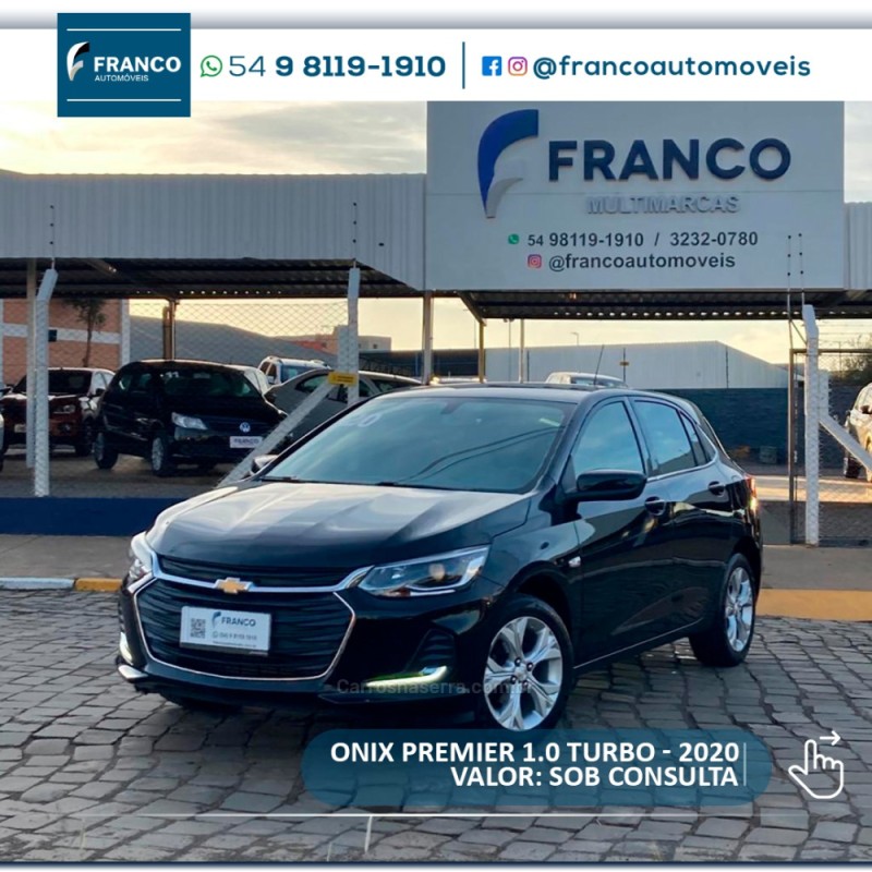 ONIX  1.0	PREMIER PLUS 12V TURBO FLEX 4P AUTOMÁTICO