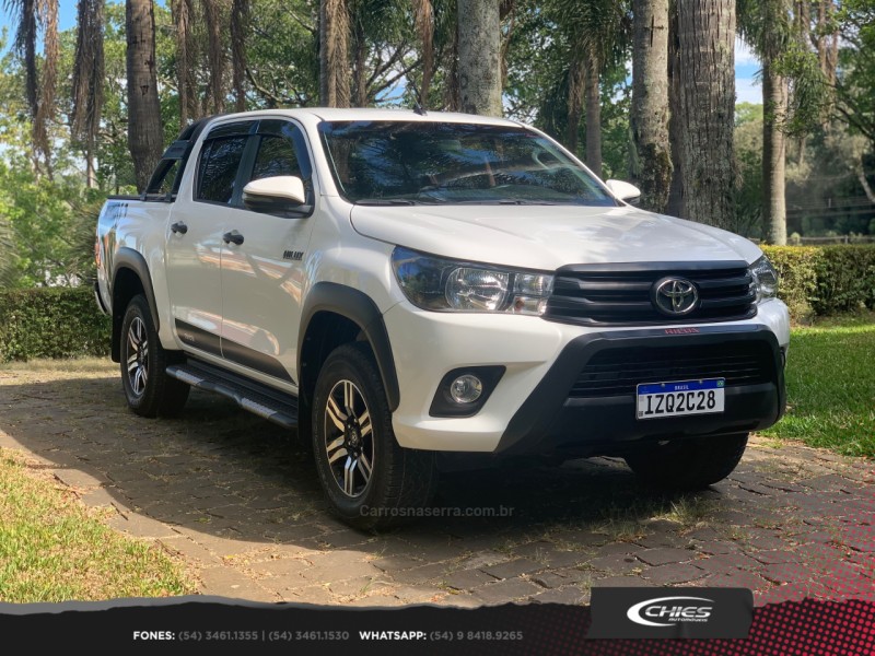 hilux 2.8 sr challenge 4x4 cd 16v turbo diesel 4p automatico 2018 carlos barbosa
