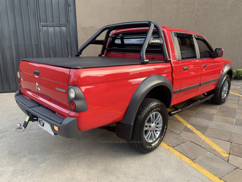 L200 OUTDOOR 2.5 GLS 4X4 CD 8V TURBO INTERCOOLER DIESEL 4P MANUAL - 2008 - CAXIAS DO SUL