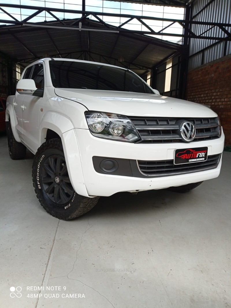 AMAROK 2.0 HIGHLINE 4X4 CD 16V TURBO INTERCOOLER DIESEL 4P AUTOMÁTICO - 2013 - VACARIA