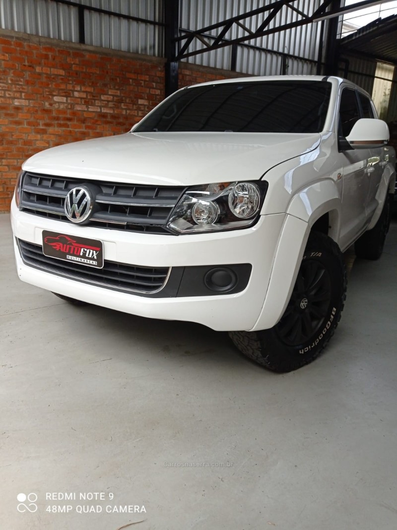 AMAROK 2.0 HIGHLINE 4X4 CD 16V TURBO INTERCOOLER DIESEL 4P AUTOMÁTICO - 2013 - VACARIA