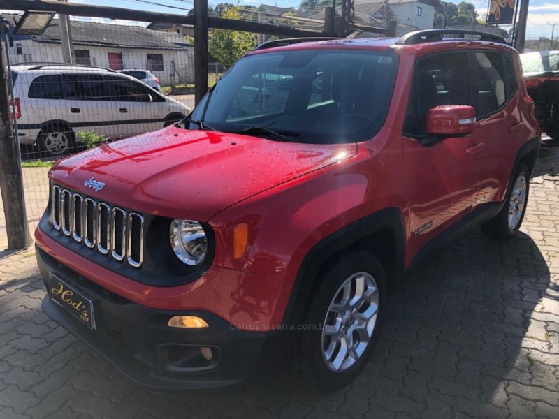 renegade 1.8 16v flex longitude 4p automatico 2016 canela