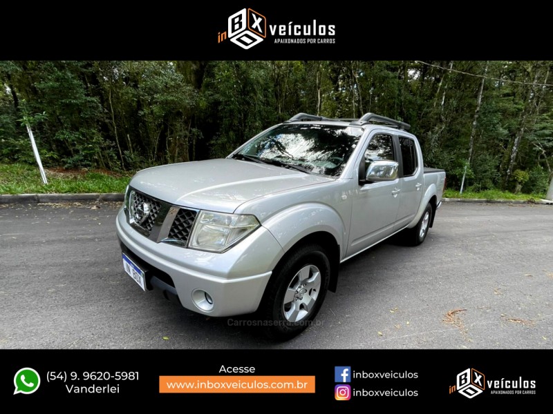 frontier 2.5 le 4x4 cd turbo eletronic diesel 4p automatico 2010 gramado