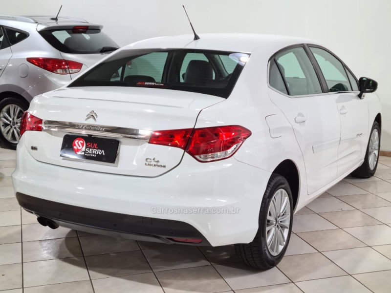 C4 LOUNGE 1.6 ORIGINE 16V TURBO FLEX 4P AUTOMÁTICO - 2018 - CAXIAS DO SUL
