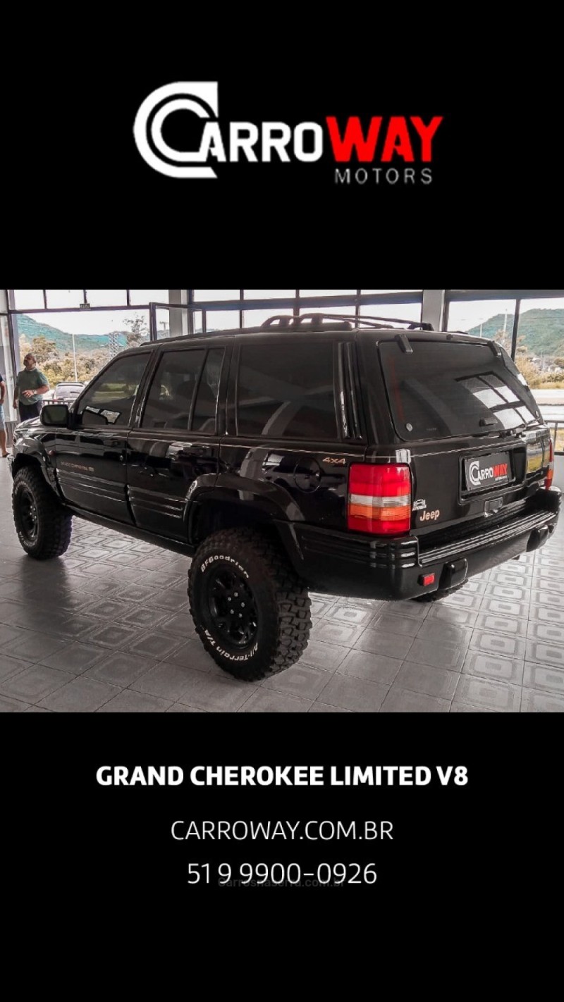 GRAND CHEROKEE 5.2 LIMITED 4X4 V8 16V GASOLINA 4P AUTOMÁTICO - 1997 - FELIZ