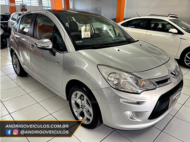 c3 1.6 exclusive 16v flex 4p automatico 2014 caxias do sul