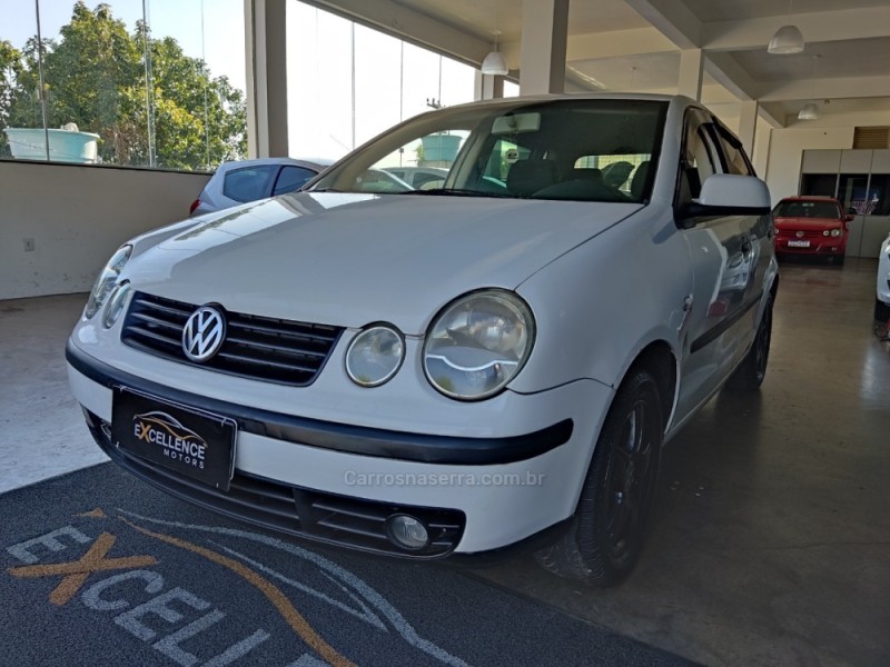 POLO 1.6 MI 8V GASOLINA 4P MANUAL - 2003 - NOVO HAMBURGO