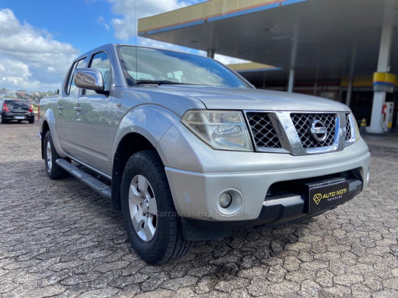 frontier 2.5 sl 10 anos 4x4 cd turbo eletronic diesel 4p automatico 2009 ivoti