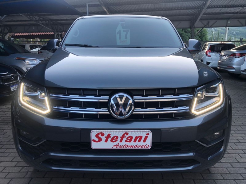 AMAROK 2.0 HIGHLINE 4X4 CD 16V TURBO INTERCOOLER DIESEL 4P AUTOMÁTICO - 2017 - FELIZ