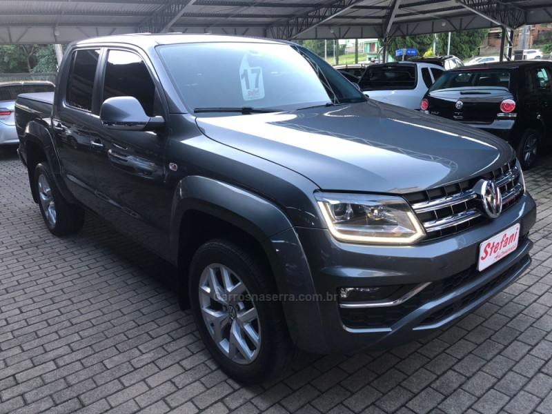 AMAROK 2.0 HIGHLINE 4X4 CD 16V TURBO INTERCOOLER DIESEL 4P AUTOMÁTICO - 2017 - FELIZ