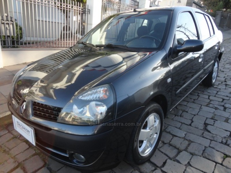 clio 1.6 expression sedan 16v flex 4p manual 2005 bento goncalves