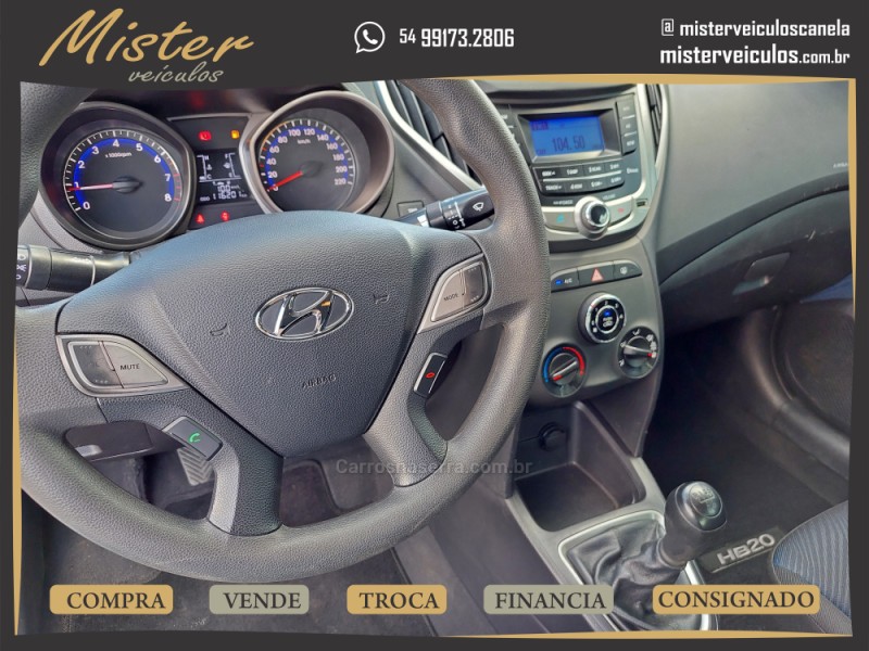 HB20S 1.6 COMFORT STYLE 16V FLEX 4P MANUAL - 2014 - CANELA