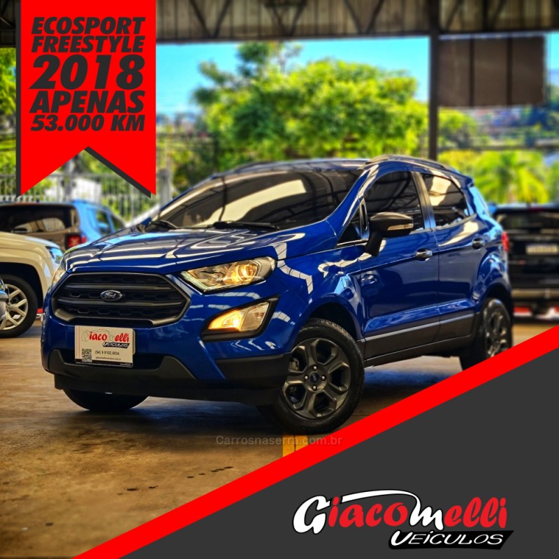 ecosport 1.5 tivct flex freestyle automatico 2018 caxias do sul