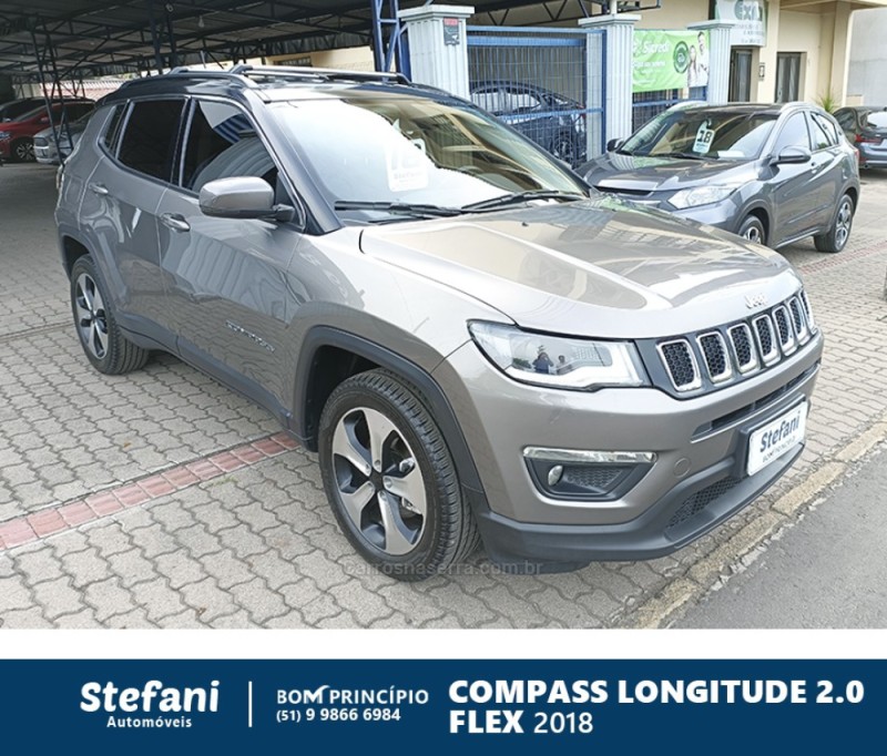 COMPASS 2.0 16V FLEX LONGITUDE AUTOMÁTICO - 2018 - BOM PRINCíPIO