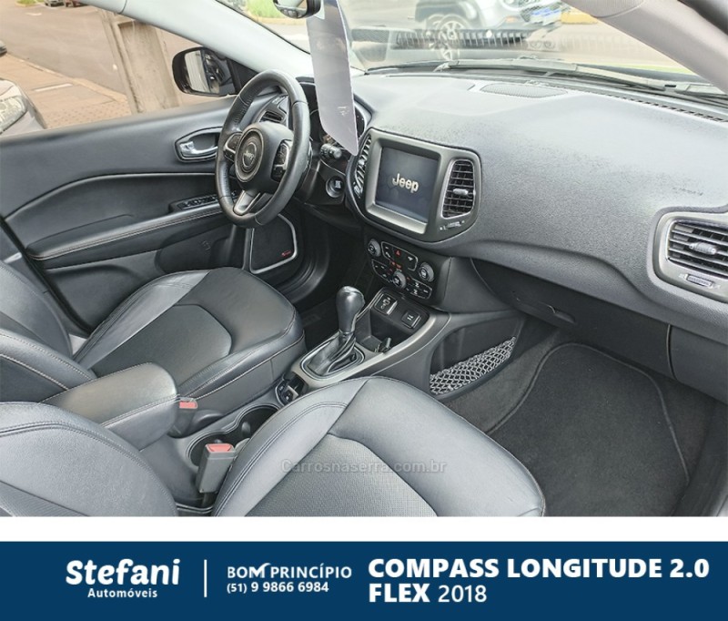 COMPASS 2.0 16V FLEX LONGITUDE AUTOMÁTICO - 2018 - BOM PRINCíPIO