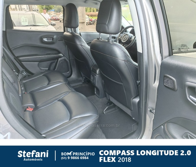 COMPASS 2.0 16V FLEX LONGITUDE AUTOMÁTICO - 2018 - BOM PRINCíPIO