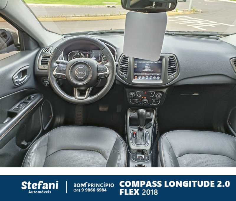 COMPASS 2.0 16V FLEX LONGITUDE AUTOMÁTICO - 2018 - BOM PRINCíPIO