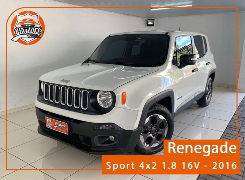 renegade 1.8 16v flex sport 4p automatico 2016 vacaria