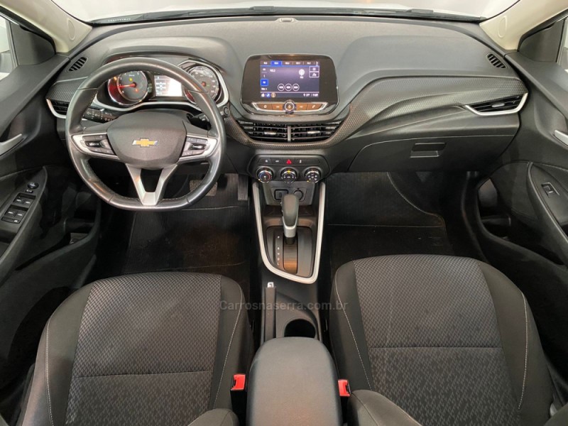 ONIX 1.0	LTZ PLUS 8V TURBO FLEX 4P AUTOMÁTICO - 2020 - NOVA PRATA