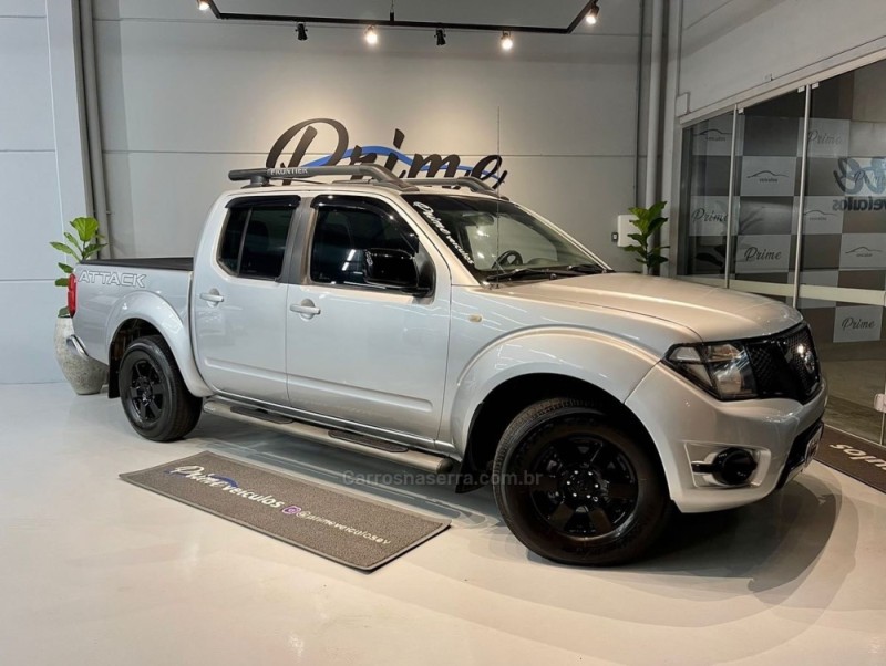 FRONTIER 2.5 SV ATTACK 4X4 CD TURBO ELETRONIC DIESEL 4P MANUAL - 2014 - ESTâNCIA VELHA