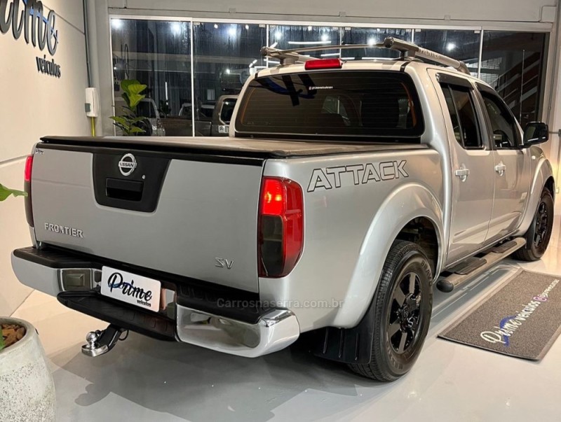 FRONTIER 2.5 SV ATTACK 4X4 CD TURBO ELETRONIC DIESEL 4P MANUAL - 2014 - ESTâNCIA VELHA