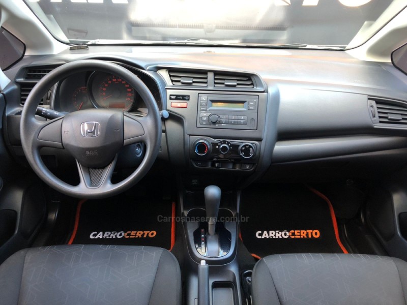 FIT 1.5 LX 16V FLEX 4P AUTOMÁTICO - 2015 - NOVO HAMBURGO