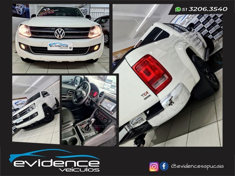 AMAROK 2.0 HIGHLINE 4X4 CD 16V TURBO INTERCOOLER DIESEL 4P AUTOMÁTICO - 2013 - SAPUCAIA DO SUL