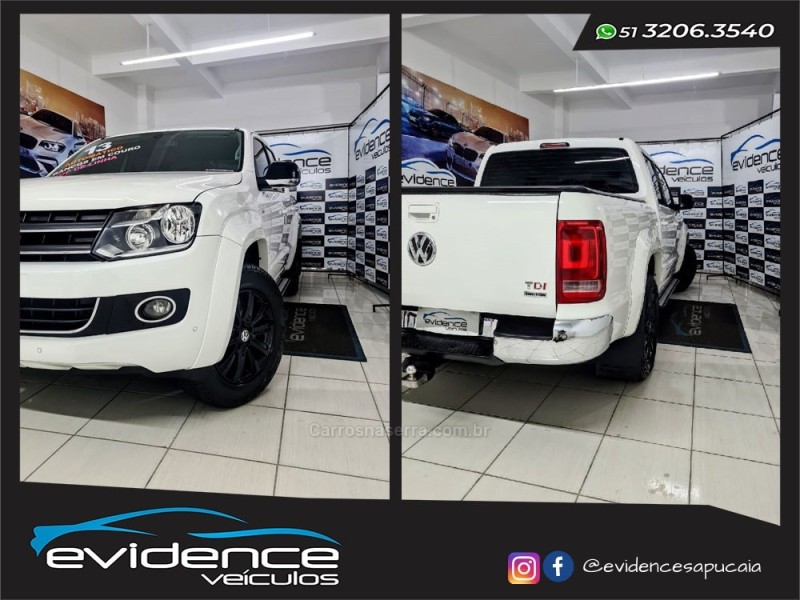 AMAROK 2.0 HIGHLINE 4X4 CD 16V TURBO INTERCOOLER DIESEL 4P AUTOMÁTICO - 2013 - SAPUCAIA DO SUL